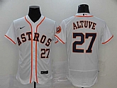 Astros 27 Jose Altuve White 2020 Nike Flexbase Jersey,baseball caps,new era cap wholesale,wholesale hats